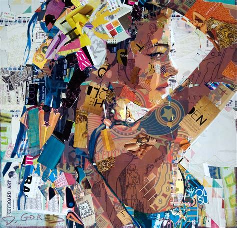 Collage Artist Masterfully Controls Chaos