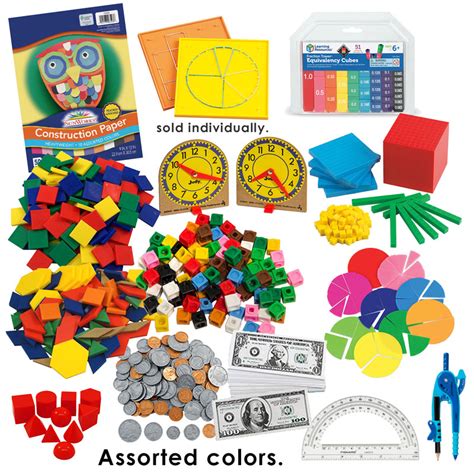 Purposeful Design Math Grade 5 Manipulative Kit 2nd Edition Rainbow