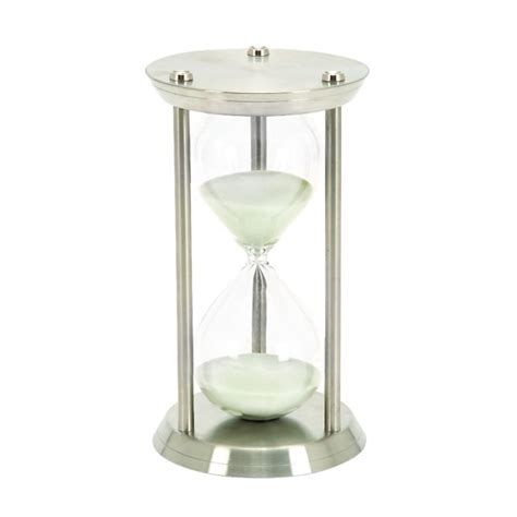 Metalglass 60 Minutes Hourglass For Hour Measurement