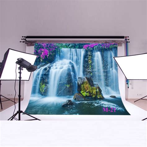 Mohome Polyster 7x5ft Waterfall Photography Background Photography