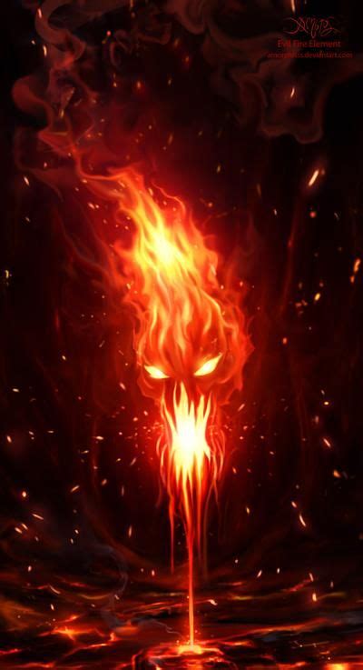 Evil Fire Element By Amorphisss On Deviantart Fire Element Fire Art