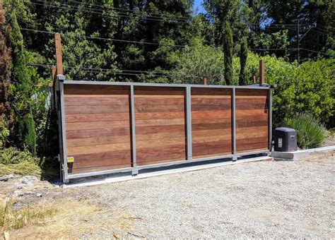Since we cover the entire us and internationally, it installing it yourself will allow you to take your time and do it right the first time versus an installer that needs to move on to the next job as quickly as possible. Wooden Driveway Gate Kit Wrought Iron Horizontal Ironwood ...
