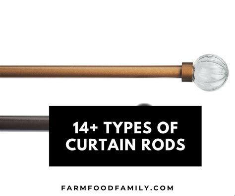 14 Different Styles And Types Of Curtain Rods With Photos Buying Guide