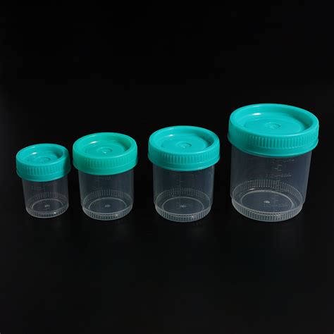Disposable Plastic Sterile Specimen 20ml 60ml 90ml 120ml Urine Cup With