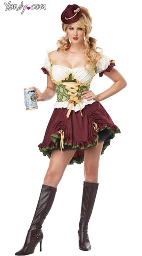 Plus Size Beer Garden Girl Costume Plus Size Beer Girl Costume