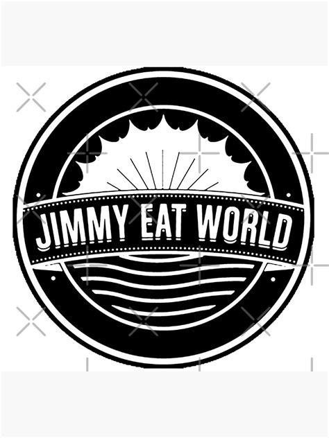 Jimmy Eat World Logo Poster For Sale By Bjakeway61 Redbubble