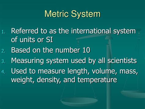 Ppt Metric System Powerpoint Presentation Free Download Id3414325