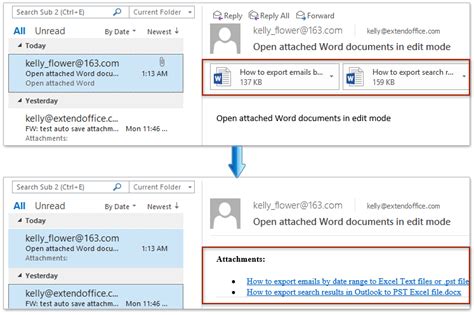 How To Insertreplace Attachments As Hyperlinks In Outlook