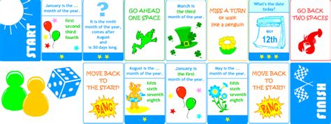 Card Games For Kids Learning English Around The Year