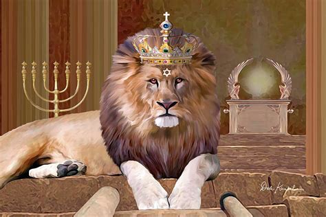 Christian Religious Art Of Jesus Painting Lion Of The Tribe Of Judah