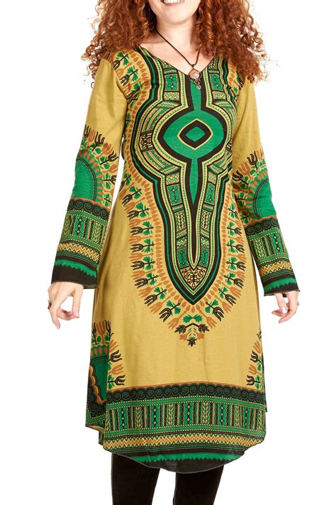 african-dashiki-dress,-angelina-tribal-print-long-sleeve-dress-altshop-uk