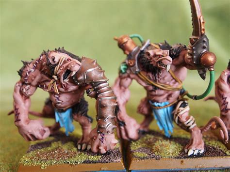 The Chattering Horde How To Paint Skaven Rat Ogres Island Of Blood