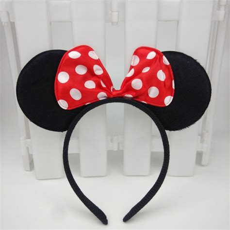 Hot Selling Cheap Plush Mickey Mouse Ears Headband For Baby Girls Buy