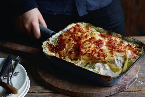 I like to eat this with roasted asparagus or baked spaghetti squash. Rachel Allen: 'This creamy fish gratin is a hug on a plate ...