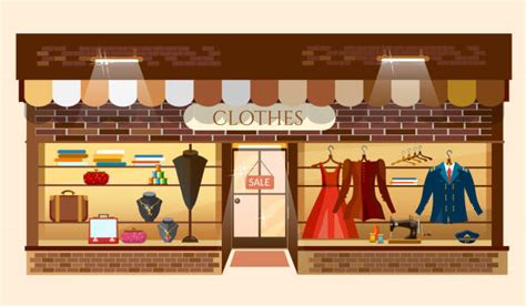 Clothing Store Clip Art Vector Images And Illustrations Istock