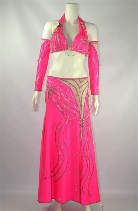 Preloved Belly Dance Costume Powerful Pink Bellydance Boutique Uk