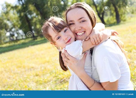 Mother And Daughter Stock Image Image Of Hold Mother 16100169
