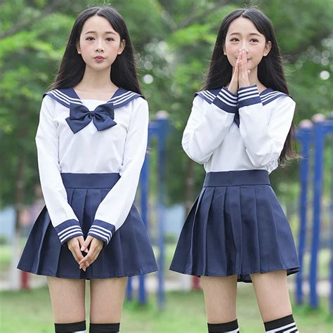 Uniformes Escolares Niñas Sailor Escuela Uniforme Japonés Escuela Secundaria Uniformes Coreanos