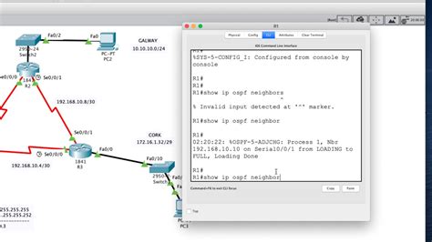 Configuring OSPF In Cisco Packet Tracer Part TWO YouTube