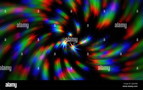 Rainbow Color Spin At Center Background Stock Photo Alamy