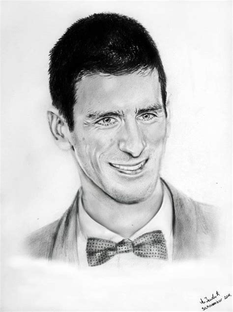 Drawing Novak Djokovic Historical Figures Historical Drawings