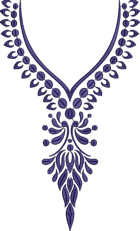 Arabic Embroidery Neck Designs Free Arabick Nick Latest Design 356