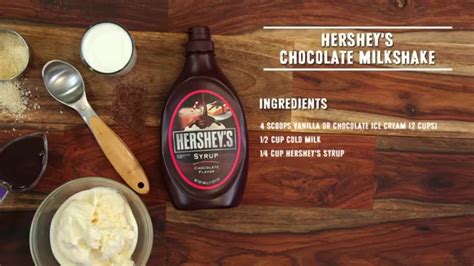 Hersheys Chocolate Milkshake Recipe Youtube