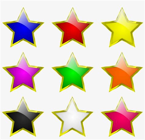  Bintang Warna Transparent PNG - 1280x1172 - Free Download ...