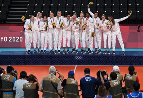 Us Sweep Brazil To Win Their First Women S Volleyball Olympic Gold