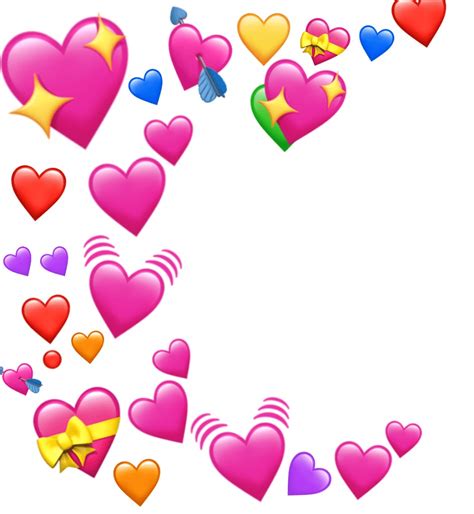 Cute Heart Emoji Png Clipart World