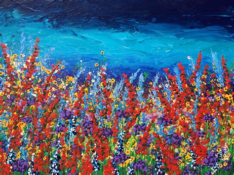 Wildflower Paintings By Linda Calvert Jacobson Linda Calvert Jacobson