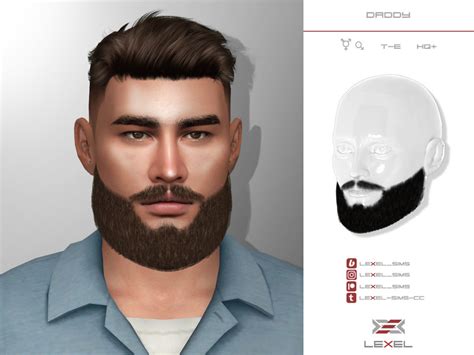 The Sims Resource Patreon And Boosty Daddy Beard Style