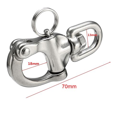 316 Stainless Steel Swivel Snap Shackle Quick Release Boat Anchor Chain
