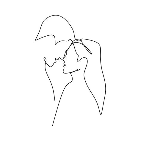 Love Couple Kiss Vector Hd Png Images Couple Want To Kiss Each Other