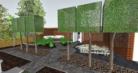 Garden Design Visualisation With Custom Texture Maps Studio 425