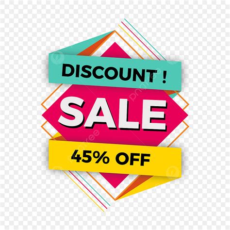Sale Discount Clipart Transparent Background Discount Sale Tag