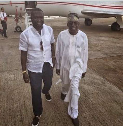 Ayiri Emami And Tinubu Pictured Together Alighting From A Private Jet Photo 36ng