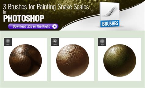 Photoshop Brushes For Painting Snake Scales By Pixelstains On Deviantart