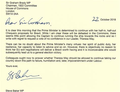 Who Do We Know Has Written A No Confidence Letter Bbc News