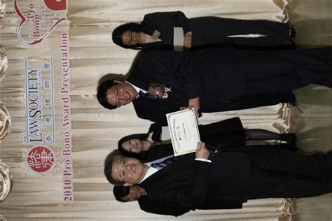 Law Societys Pro Bono Award Presentation On 15 Apr 2011 The Law