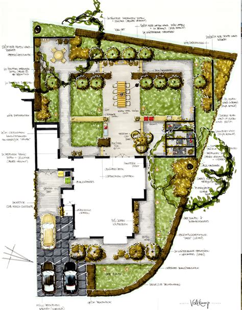 Private Gardendesign Of A Project In Heemstede In The Netherlands Hand