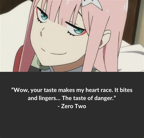 Top 12 Zero Two Quotes That Will Make You Believe