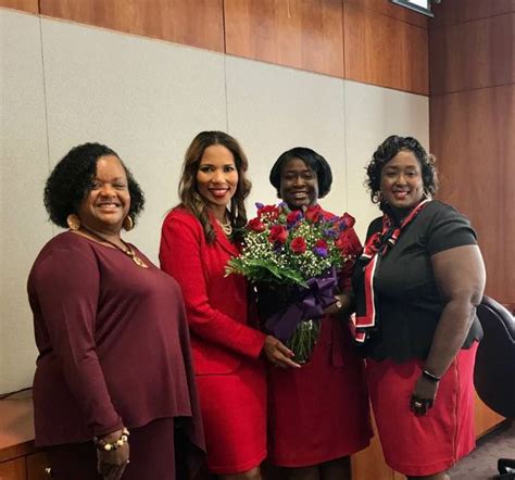 sc state coordinator soror monica owens along with other members of richland county alumnae