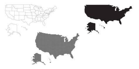 Unitedstates Map Illustrations Royalty Free Vector Graphics And Clip Art