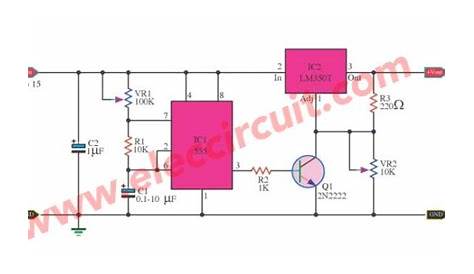 555 pulse generator circuit diagram