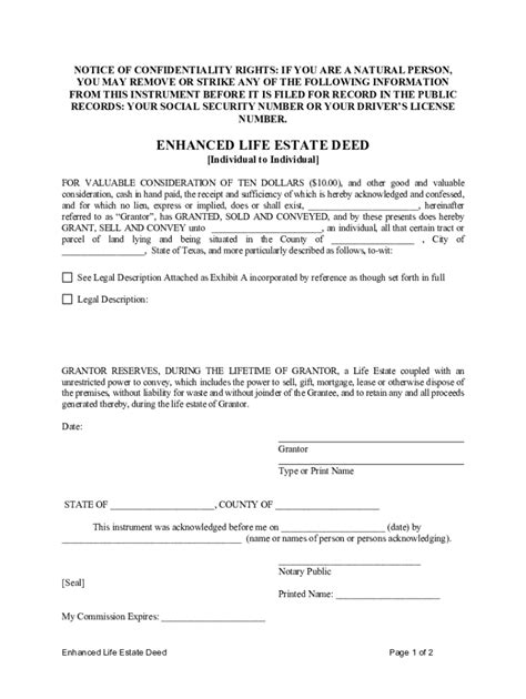 Lady Bird Deed Fill And Sign Printable Template Online Us Legal Forms