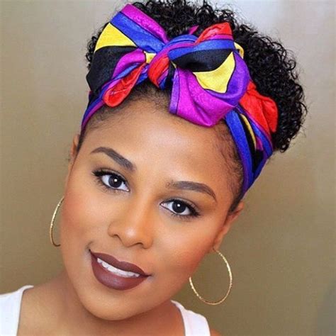 20 Gorgeous Bandana Hairstyles For Cool Girls Short Natural Hair