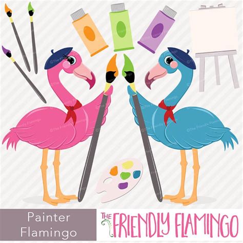 Flamingo Friendlyflamingo Clipart Flamingo Clip Art Art Easel Pink