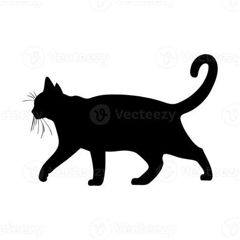 Fat Cat Silhouette Isolated 26146441 Png