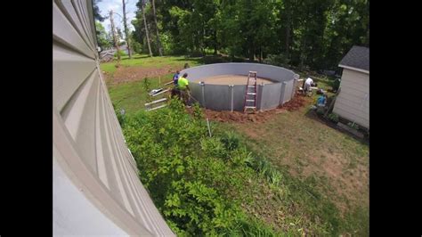 Parkway Pools Installing A 27x52 Aboveground Pool Youtube